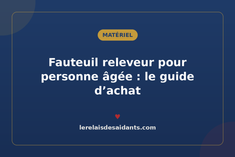 Fauteuil releveur pour personne âgée : le guide d&rsquo;achat