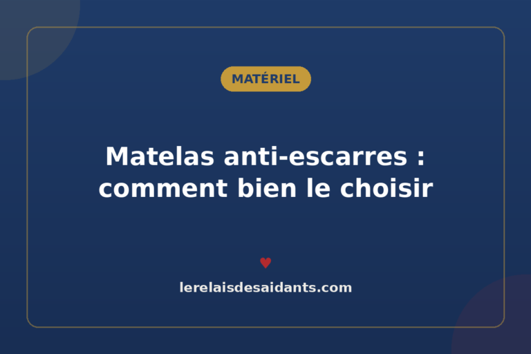 Matelas anti-escarres : comment bien le choisir