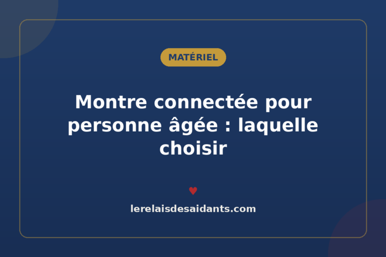 Montre connectée pour personne âgée : laquelle choisir