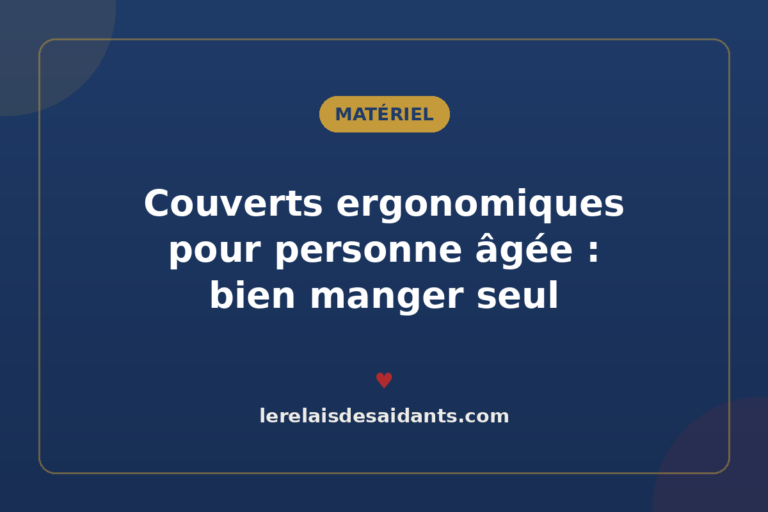 Couverts ergonomiques pour personne âgée : bien manger seul
