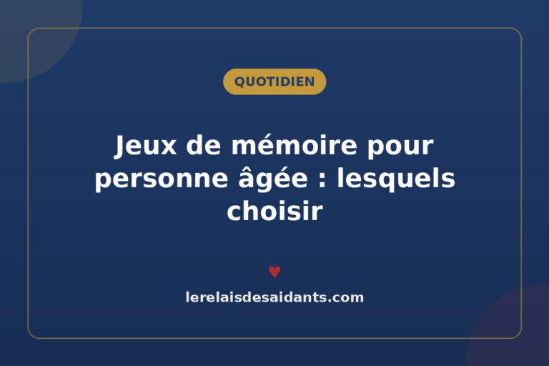 Jeux de mémoire pour personne âgée : lesquels choisir
