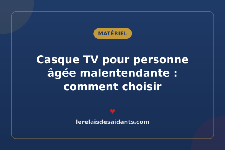 Casque TV pour personne âgée malentendante : comment choisir