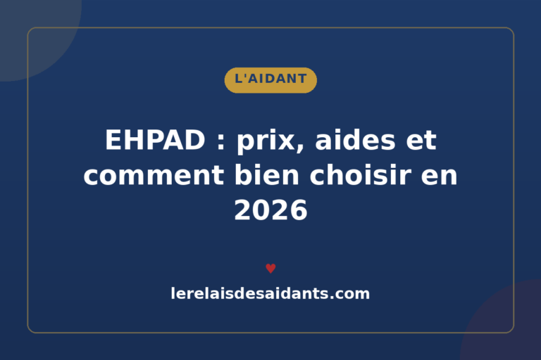 EHPAD : prix, aides et comment bien choisir en 2026