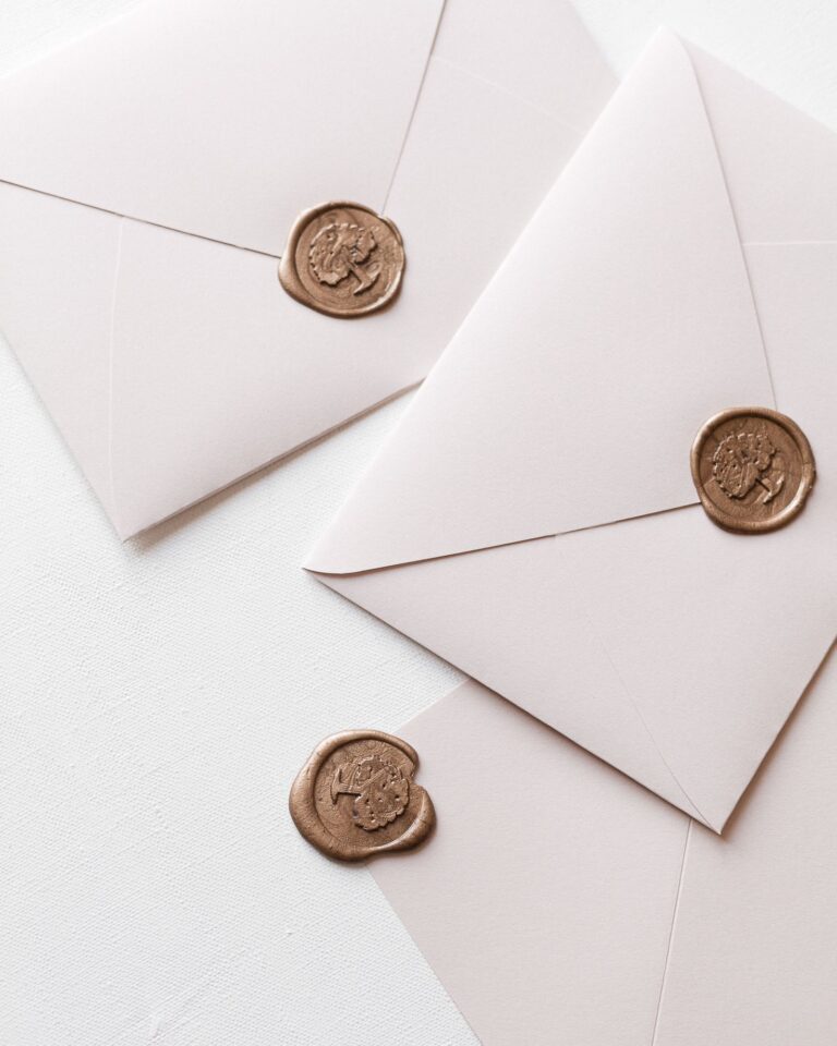 Enveloppes de courrier